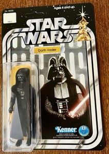 Vintage Star Wars 1977 Kenner Darth Vader Original Figure Custom 12 Back Card