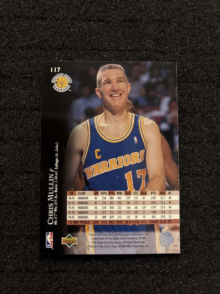 1995-96 Upper Deck - Chris Mullin #117 - Image 2 of 2