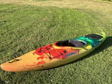 Pyranha Fusion Single Seat Sit-In Kayak Canoe Yellow Green Red