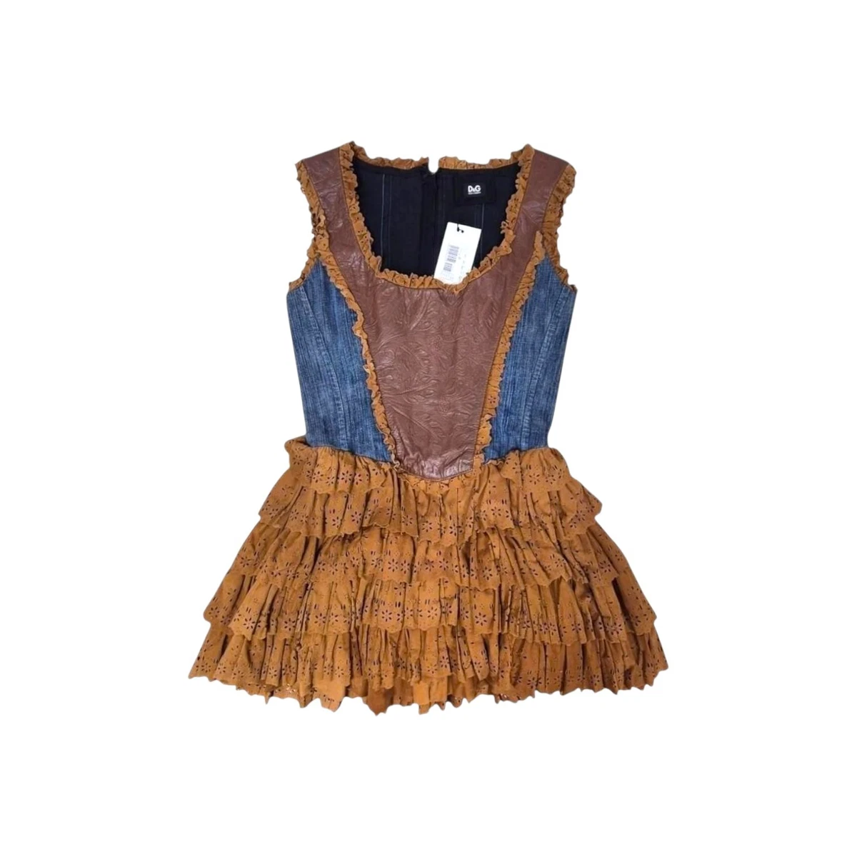 citlali design dress Dolce & Gabbana Blue Denim Stretch DG Crown Logo Casual Shirt IT38