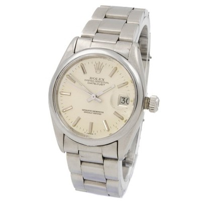 Ladies' Rolex Datejust Ref. 6824 31mm Silver Dial Date Oyster #W298287-1