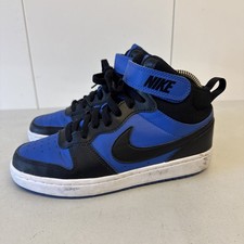 Kids Sizie 5Y Nike Court Borough Mid 2 GS Game Royal Sneakers CD7782 404