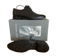 Claudio Conti Herren Schuhe Gr. 42, Business, schwarz, Leder,OVP, TOP!!!