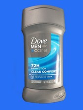 Dove Men Care Clean Comfort 72-Hour Antiperspirant  Deodorant Stick - 2.7 Oz