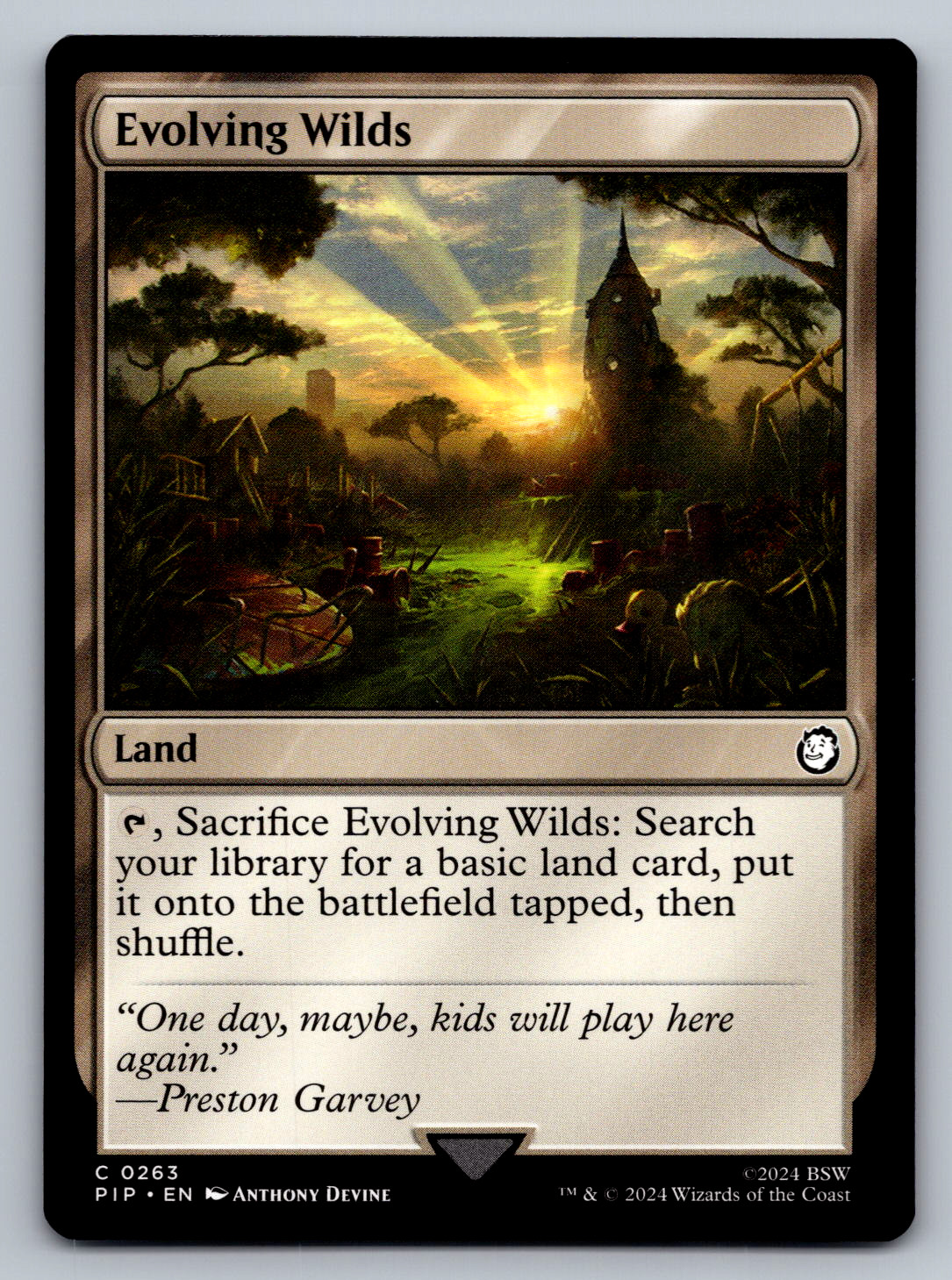 Evolving Wilds C 0263 Universes Beyond: Fallout Regular