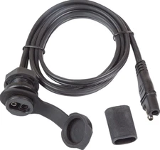 TecMate OptiMate Weatherproof SAE Socket Bulkhead/Panel Mount Cable O-40