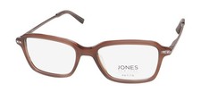 NEW JONES NEW YORK VJOP247 PETITE EYEGLASSES BANGLADESH BROWN SQUARE PLASTIC