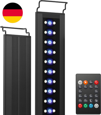 NICREW C10 24/7 LED Aquarium Beleuchtung Für Pflanzen, 120-150 Cm, 36W, Vollspek