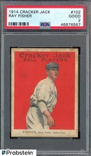 1914 E145 Cracker Jack #102 Ray Fisher PSA GOOD 2