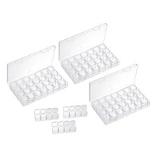 Bead Organizer Box 84pcs Diamond Art Containers and 3pcs Plastic Storage Case