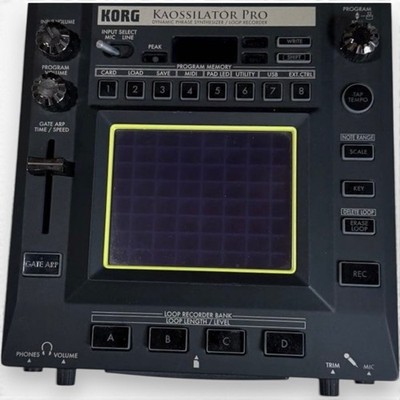 KORG Kaossilator Pro KO-1Pro Phrase Synthesizer Loop Recorder mit Netzteil