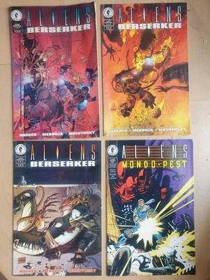 Aliens Berserker Nr. 2 3 4 von 4 Mondo Pest 1995 1998 Dark Horse Comics