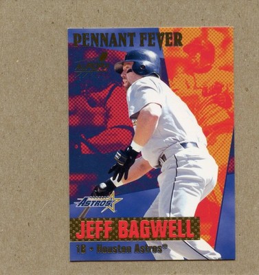1999 Pacific Aurora Pennant Fever Jeff Bagwell #10.....EX-NM+
