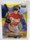 2025 Bowman's Best Roman Anthony Top Prospects Yellow Lazer Refractor #/75
