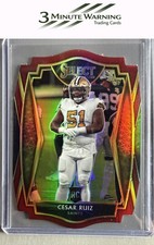 2020 Panini Select #191 Cesar Ruiz Maroon Prizm Die Cut