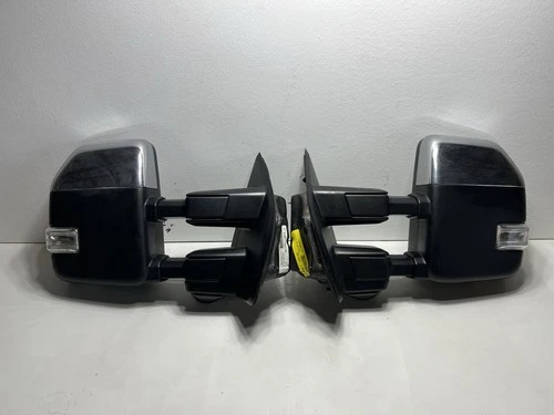 17-22 Ford F250 Mirrors Left & Right with Bliss/Camera Chrome OEM