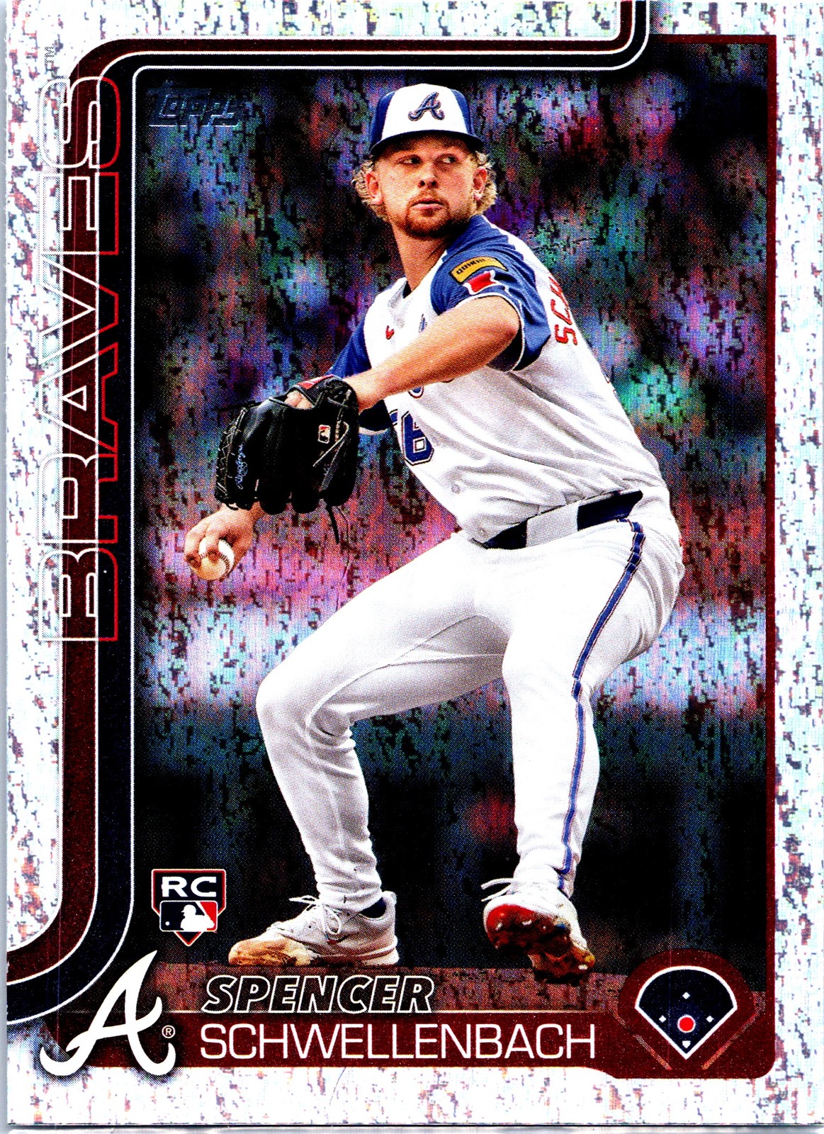 Spencer Schwellenbach 2025 Topps Holo Foil Atlanta Braves #103 ORI