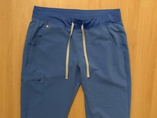 FIGS Women's Zamora Jogger Scrub Pants Medium Light Blue Technical Collection