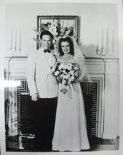 vtg Marilyn Monroe press photo First Wedding James Dougherty 1950s v1 SSL