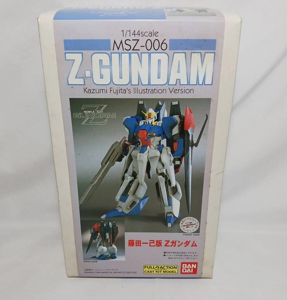 [Used] Bandai 1/144 MSZ-006 Zeta Gundam Kazumi Fujita Resin Garage Kit B-CLUB - Image 1 of 4