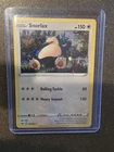Pokemon Sword & Shield Base Cosmo Holo Snorlax Card 140/202 LP/MP  Condition