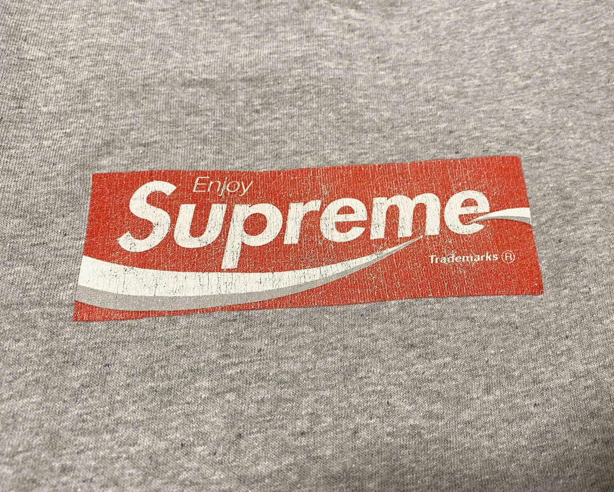 Coca cola top supreme box logo