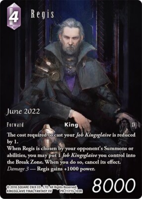 Regis Full Art Foil - PR-117/15-103R - NM - Final Fantasy