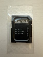 SANDISK Micro SD Card Adapter MicroSD / MicroSDHC / MicroSDXC