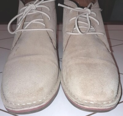 Steve Madden Men\'s Gray Taupe Suede Lace Up Boots Made in Italy NEW Size 8 Steve Madden Highline Chelsea Boot in Taupe Suede Men main image 4
