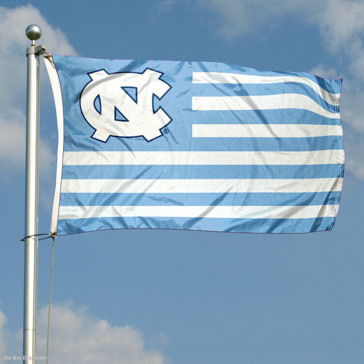 UNC Tar Heels Flag - 4x6 Foot Large University Of North Carolina Polyester Flag