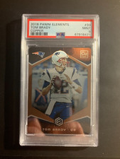 TOM BRADY 2018 PANINI ELEMENTS COPPER METAL CARD #13/25 PATRIOTS PSA 9 MINT