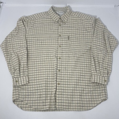 Columbia Shirt Adult Button Up Long Sleeve Casual Mens