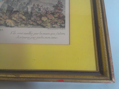 Nicolas Lancret LE PRINTEMS Hand Colored DE LARMESSIN French Seasons Art Print - Picture 4 of 8