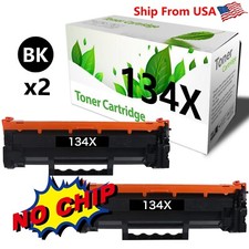2-Pack W1340X 134 Toner Cartridge No Chip for M209dwe M234dw Printer