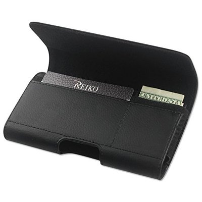 Reiko Horizontal Pouch/Card Holder Belt Clip for iPhone X,11,12,13,14 Plus 6.5''