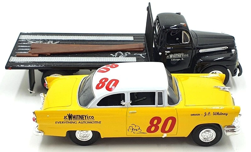 First Gear 1/34 Scale 19-1951 56 Stock Car & 51 F-6 Flatbed Adesa Auction - Image 4 of 4