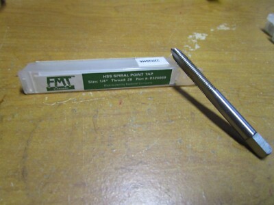 1/4''-28 HSS 2 Flute H3 Spiral Point Plug Tap