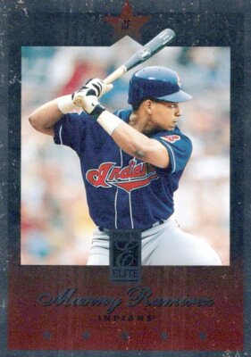 1997 Donruss Elite #18 Manny Ramirez Minor blemishes