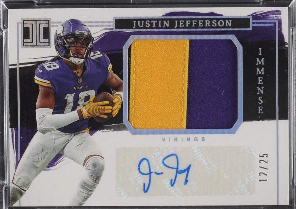 2022 Panini Impeccable Justin Jefferson #EVA-JJE for sale | eBay