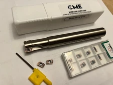 3/4” 90 degree indexable end mill 3/4x3/4x6” Extra 10 APKT1135 Inserts 506