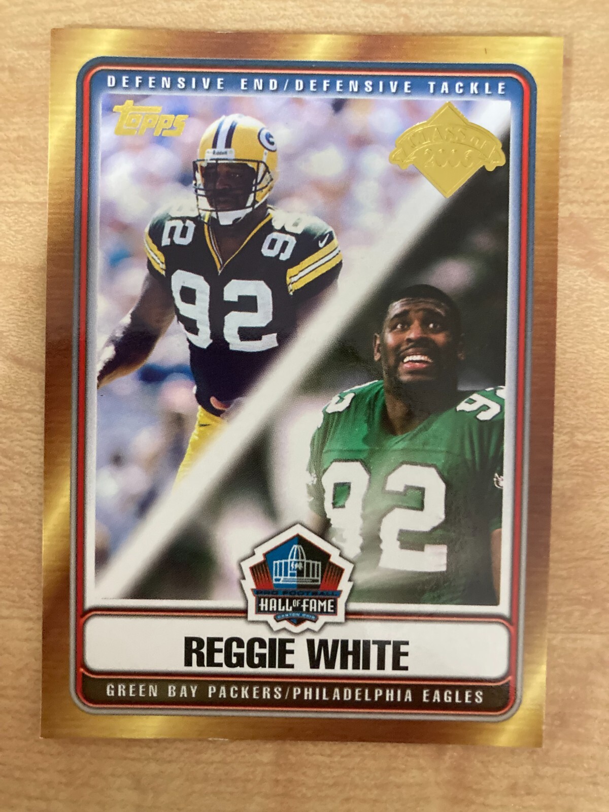 2006 Topps Elected the Hall Insert #HOF-RW Reggie White Green Bay Packers NrMt