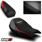 Ducati Panigale 959 Seat Covers 2016-2019 Veloce Luimoto Tec-Grip Suede Carbon