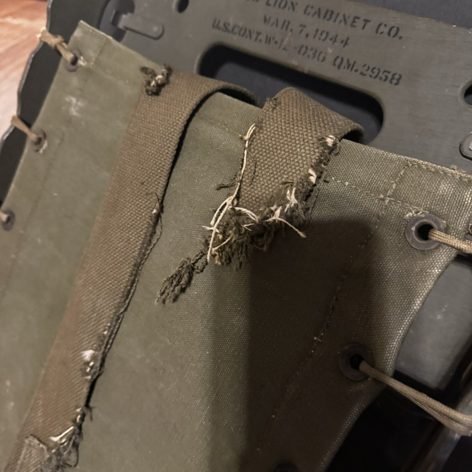 Vintage WW2 US Army Pack Board American Seating Red Lion Co