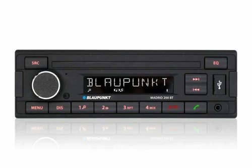 Blaupunkt Retro-look Car Stereo Madrid 200 BT Radio Bluetooth USB No CD Mechi