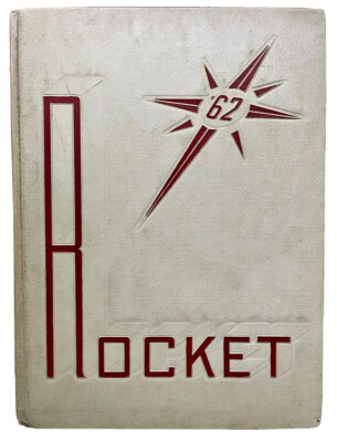1962 JONES CENTRAL HIGH SCHOOL YEARBOOK, THE ROCKET, TRENTON, NC