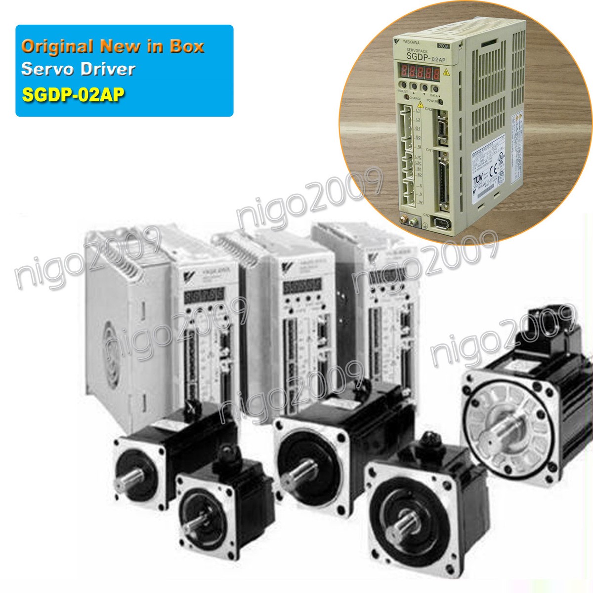 SGDP-02AP 200V YASKAWA ServoPack Original New In Box 1-Year