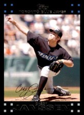 2007 Topps Updates & Highlights Red Back #UH115 Casey Janssen Toronto Blue Jays