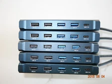 Qty (5) Tiergrade TG-HB014 12-in-1 USB-C HUB Laptop Docking Station Not-Anker