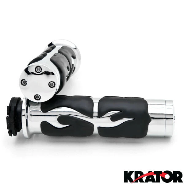 Par de empuñaduras de motocicleta de 1" para Honda Shadow Aero Phantom VLX 750 1100 Foto 3 de 4