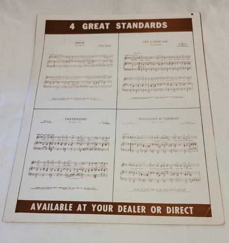 MANANA Sheet Music Vintage 1948 Song Guitar Piano - 第 5/5 張圖片
